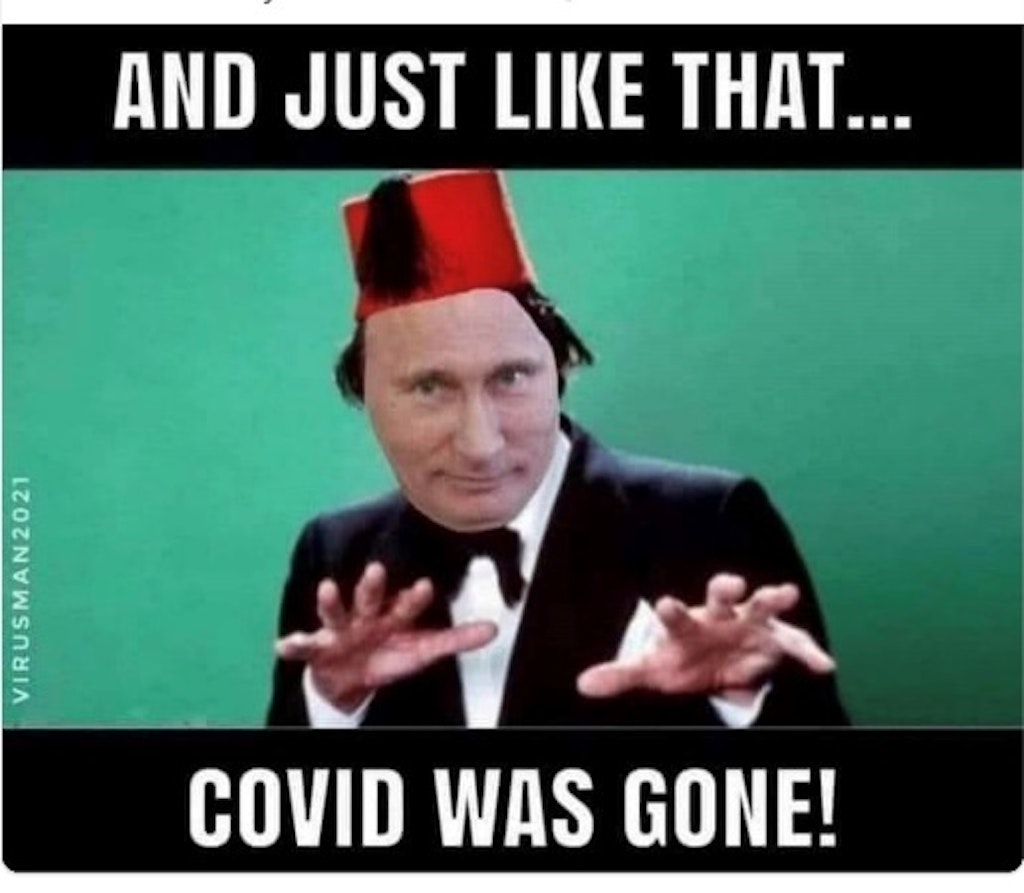 Just like that, COVID gone