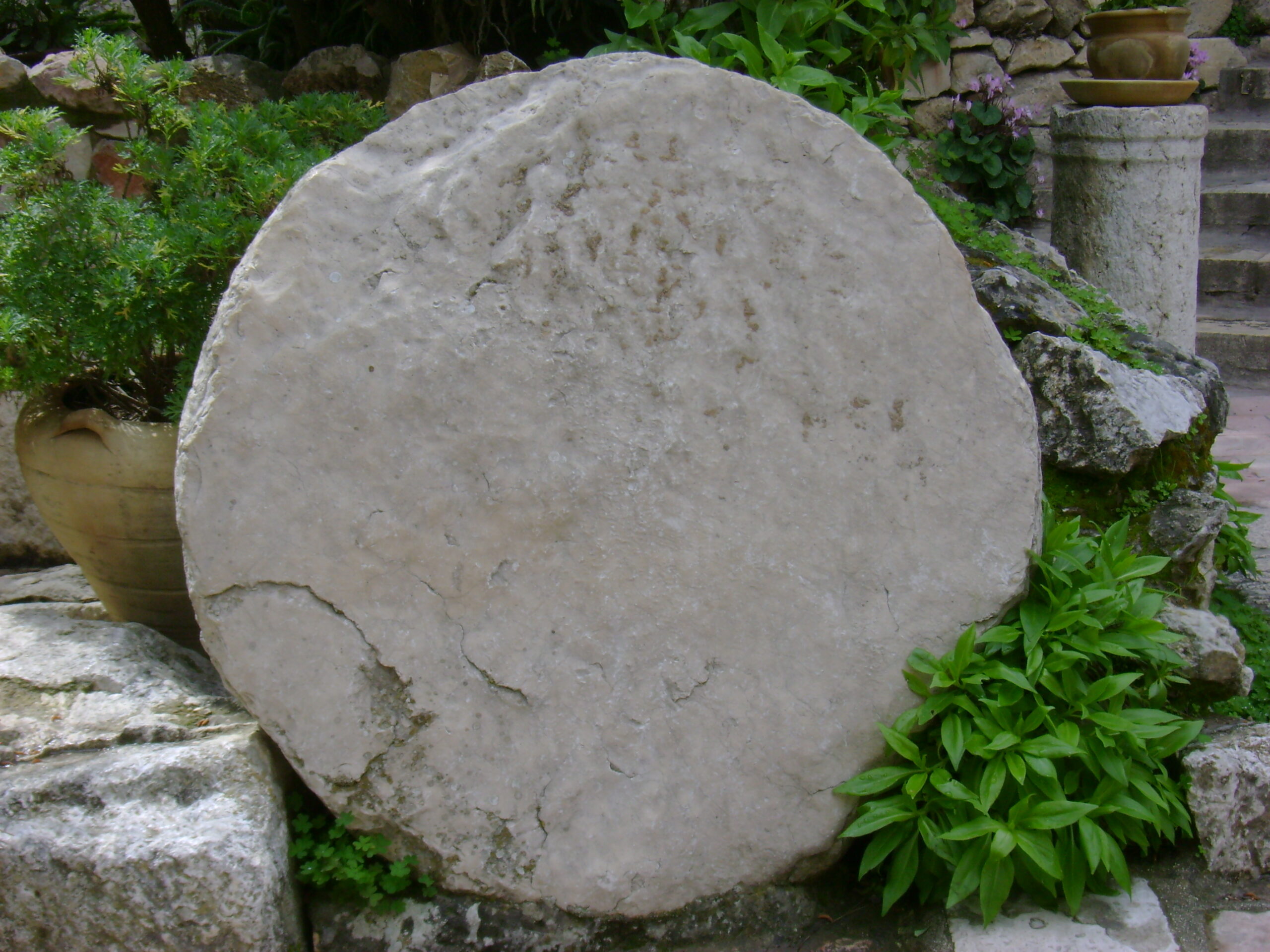 An angel rolled away this stone and sat on it, that first Easter.