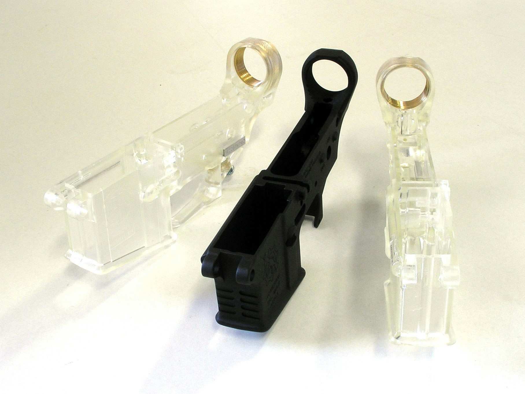 Ghost guns next to a real gun